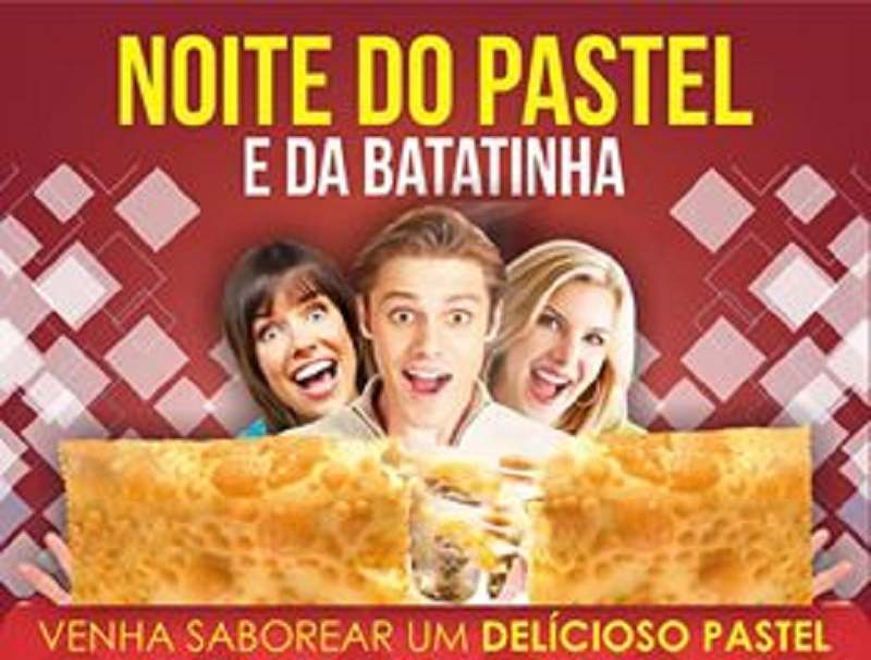 Hoje tem festa do pastel na igreja da Vila Glória