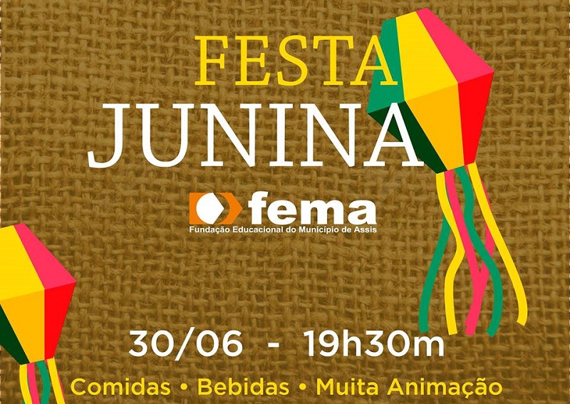 Festa Junina da FEMA é nesta sexta-feira