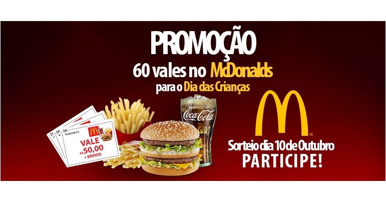 Rede de Postos Stella & Almeida comemora o Dia das Crianças com vales McDonald’s