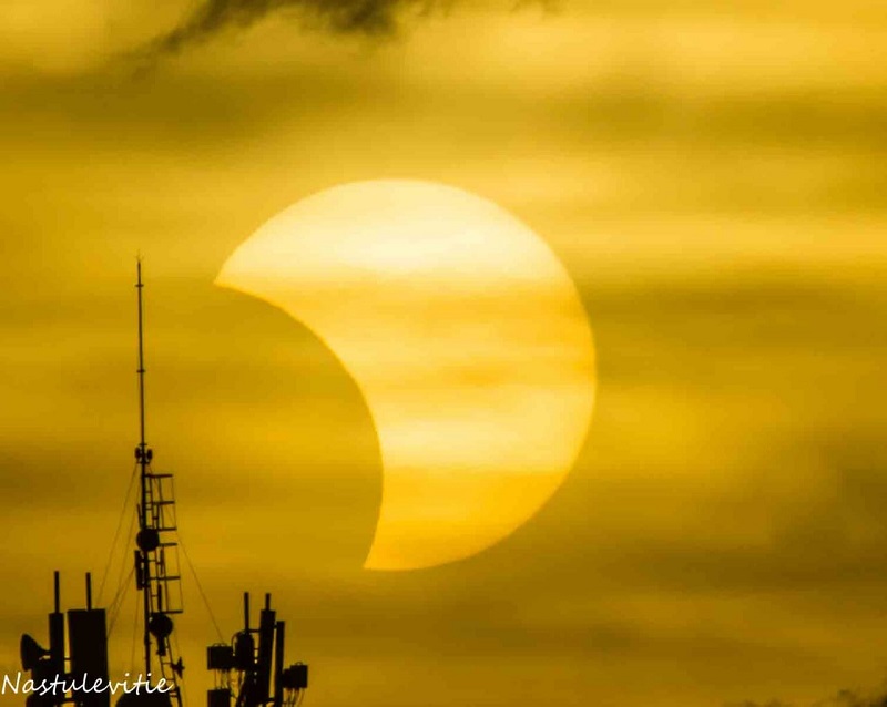 Fotógrafo assisense registra eclipse solar