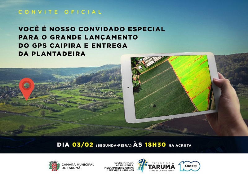 Tarumã lança GPS Caipira e entrega da plantadeira