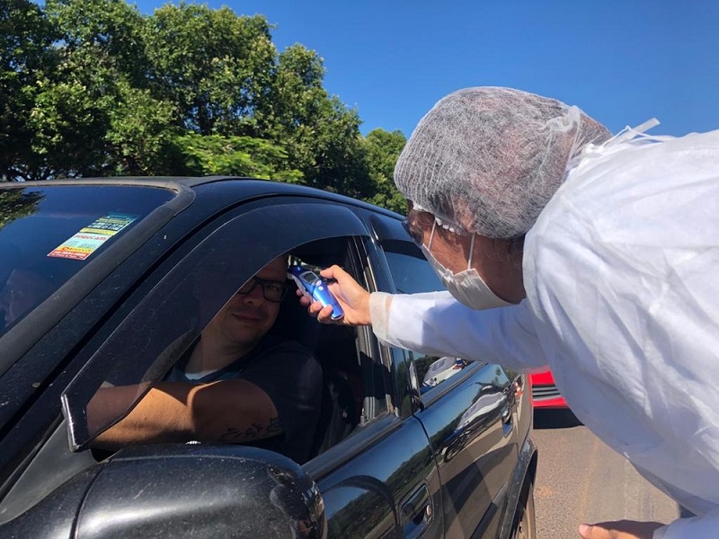 Quatá faz barreira sanitária para checar estado de saúde de quem entra na cidade