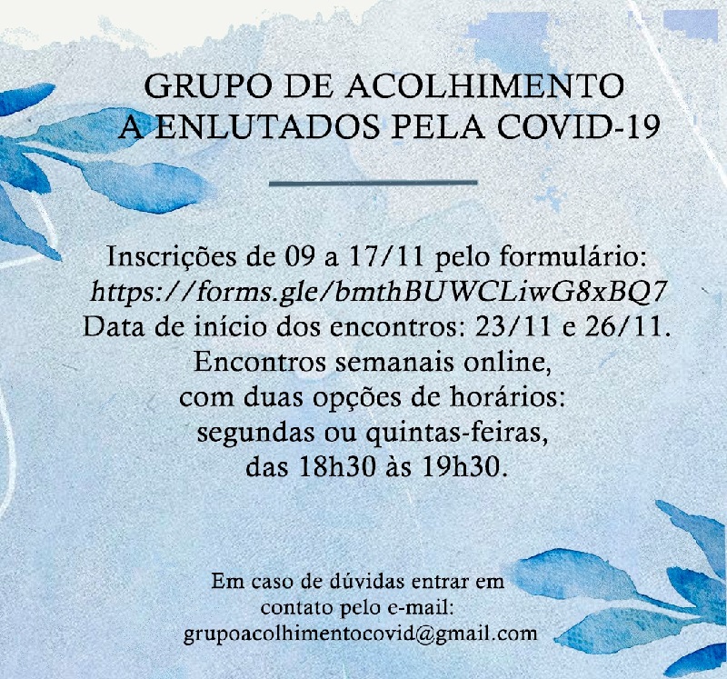 Psicologia da Unesp de Assis cria Grupo de Acolhimento a Enlutados por COVID-19