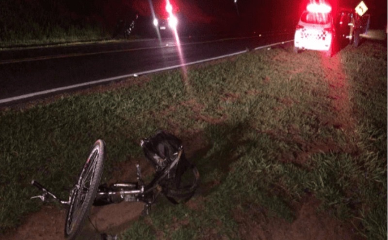 Ciclista de Cândido Mota morre atropelado em rodovia