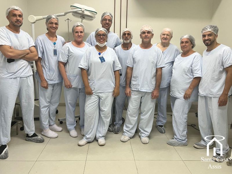 Equipe de Radiologia da Santa Casa recebe treinamento para novo Arco Cirúrgico