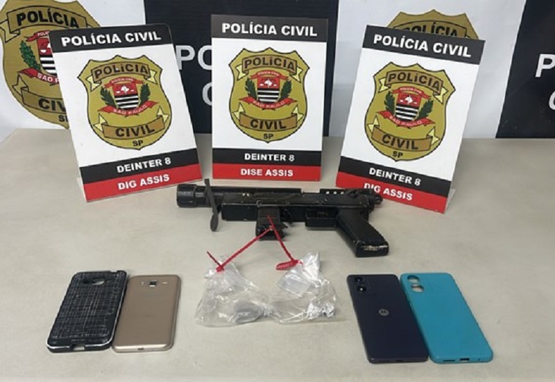 Polícia Civil prende homem e mulher pelo crime de tráfico, em Florínea
