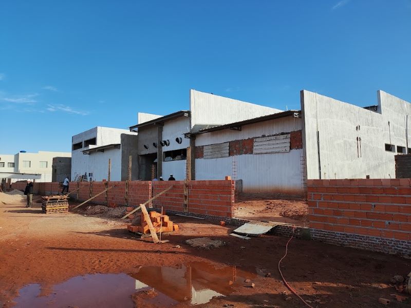 Obras do Centro de Alimentação Escolar estão em ritmo acelerado