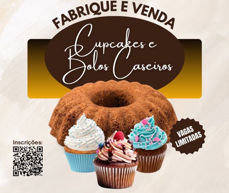 Fundo Social inscreve em curso de fabricação e vendas de cupcakes e bolos caseiros