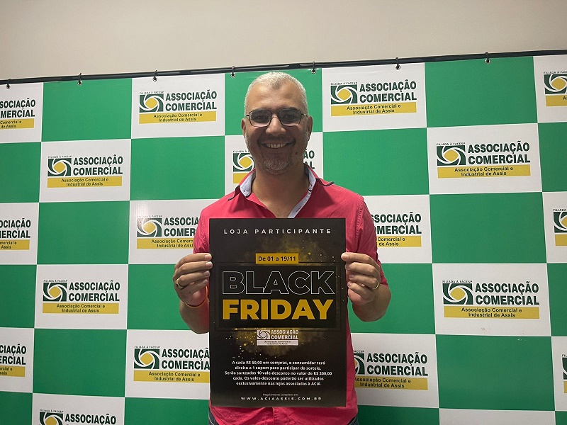 Campanha Black Friday da ACIA vai até 19 de novembro; aproveite!