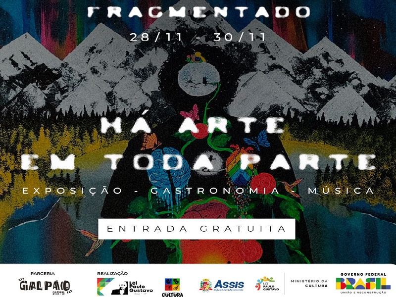 Exposição “Fragmentado” traz reflexões e arte ao Galpão Cultural em Assis no fim de semana