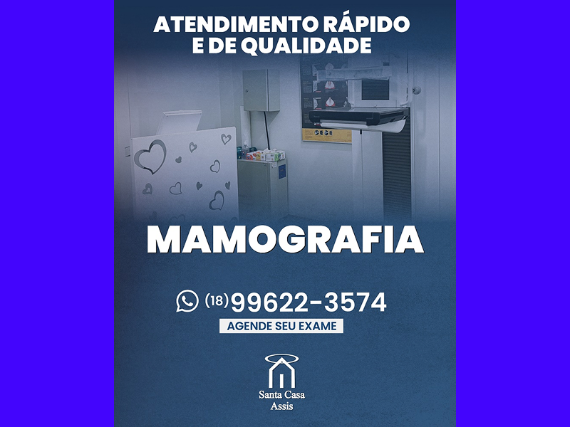 No Dia Nacional da Mamografia Santa Casa de Assis reforça importância do exame