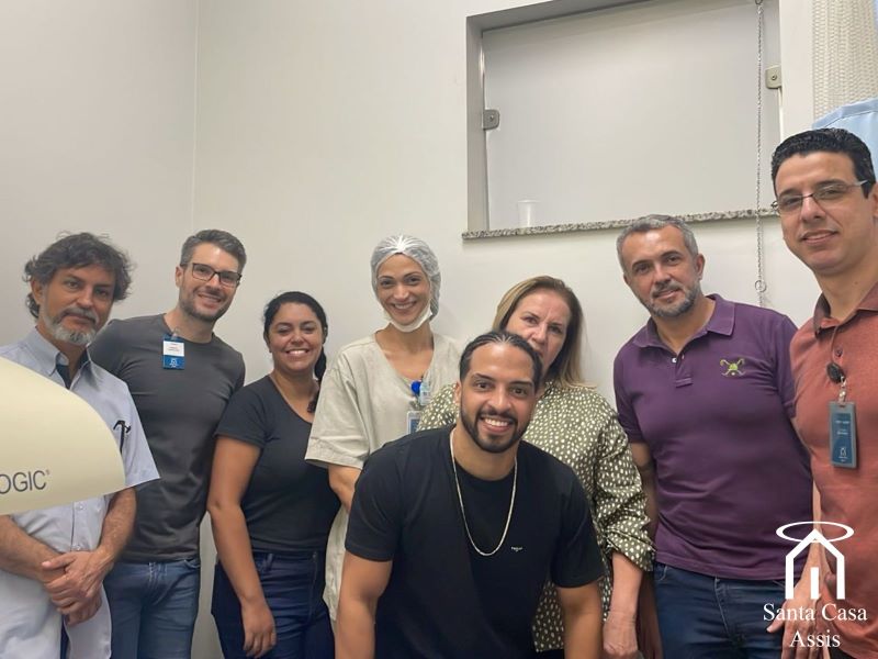 Equipe de Radiologia da Santa Casa passa por capacitação sobre o exame de Densitometria Óssea