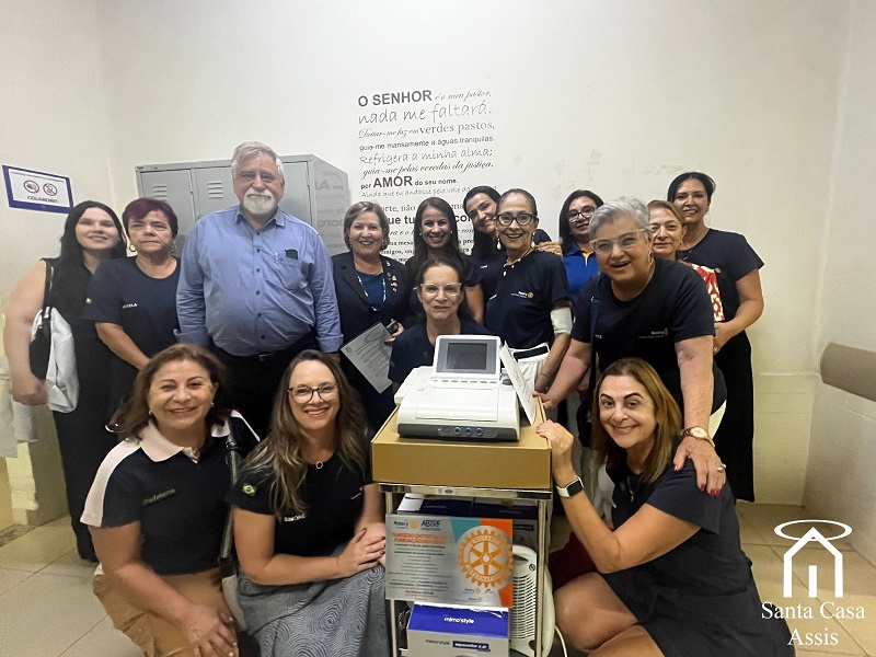 Santa Casa recebe equipamentos para a Maternidade através de parceria com o Rotary Assis Fraternal