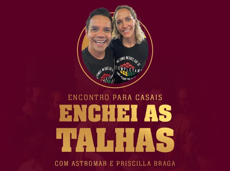 Paróquia convida casais para encontro com Astromar e Priscilla Braga