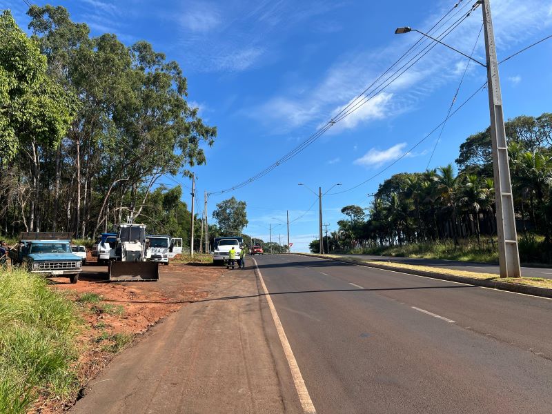 Atenção motoristas: Trecho da Avenida Benedito Pires é interditado para recapeamento