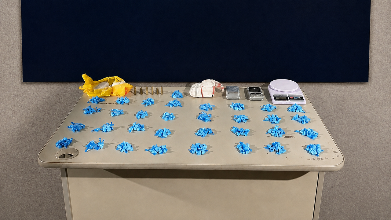Homem é preso com cocaína, arma de numeração suprimida e R$ 3,3 mil em Assis