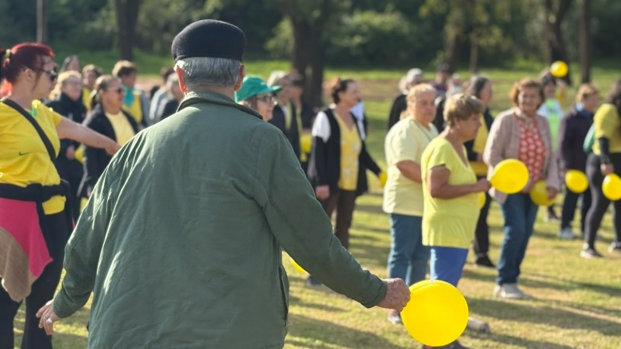Secretaria da Saúde realiza ação no Parque das Águas com Agita Assis em alusão ao Setembro Amarelo