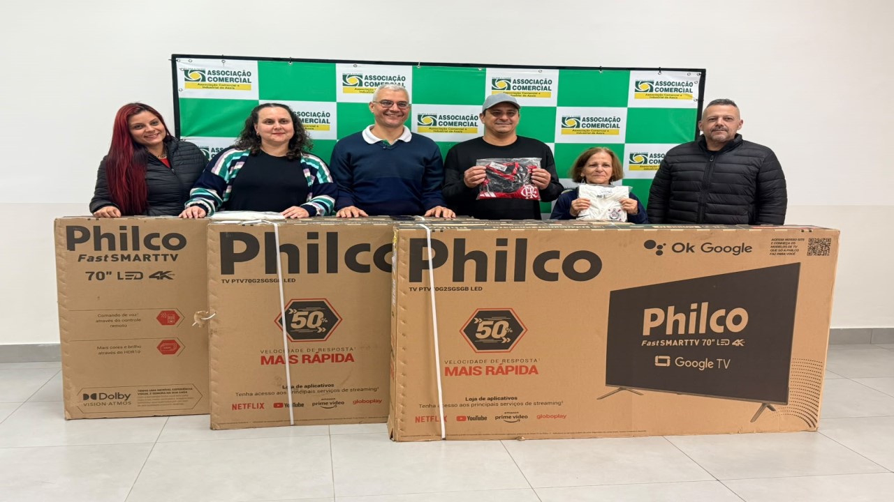 ACIA realiza entrega da premiação da Campanha do Dia dos Pais