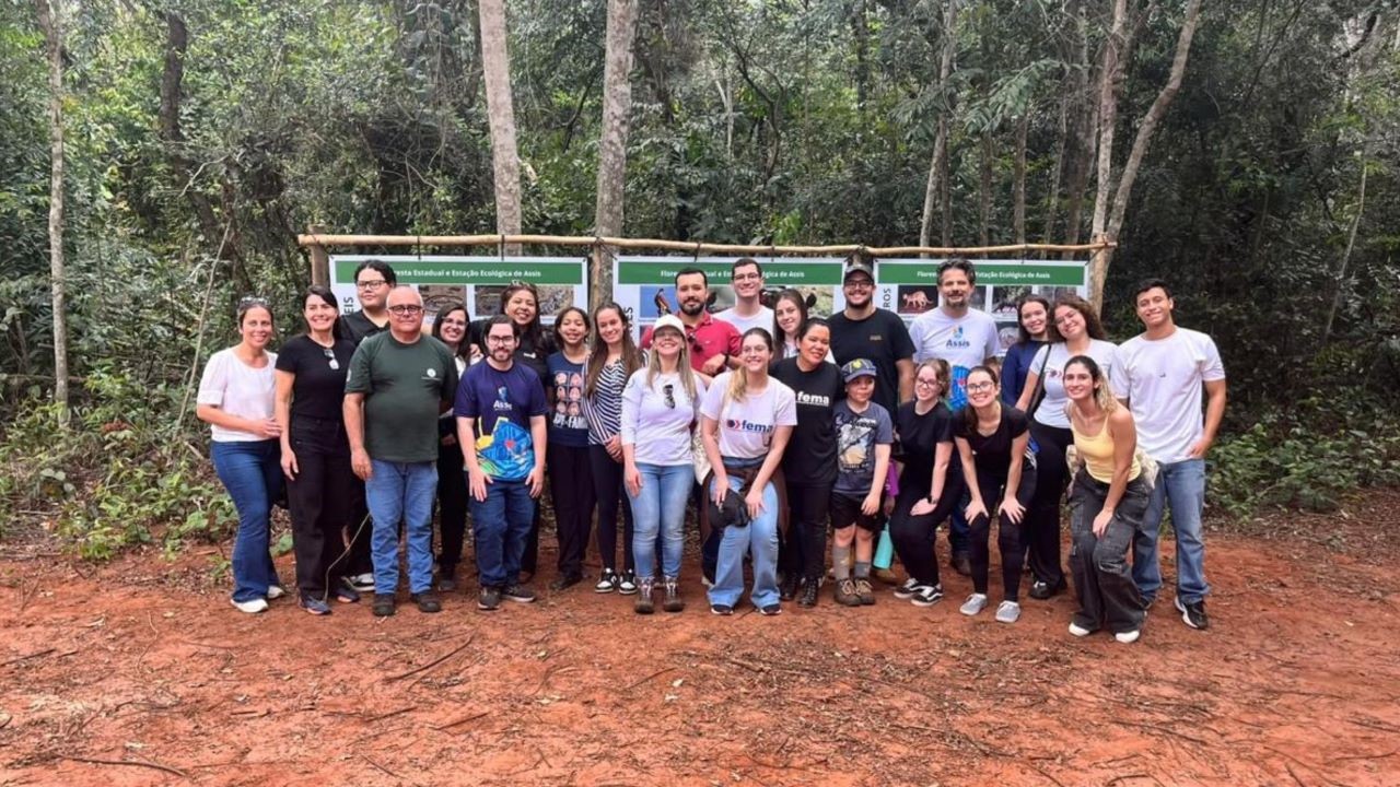 PET-Saúde FEMA promove visita técnica à Floresta Estadual e à Estação Ecológica de Assis