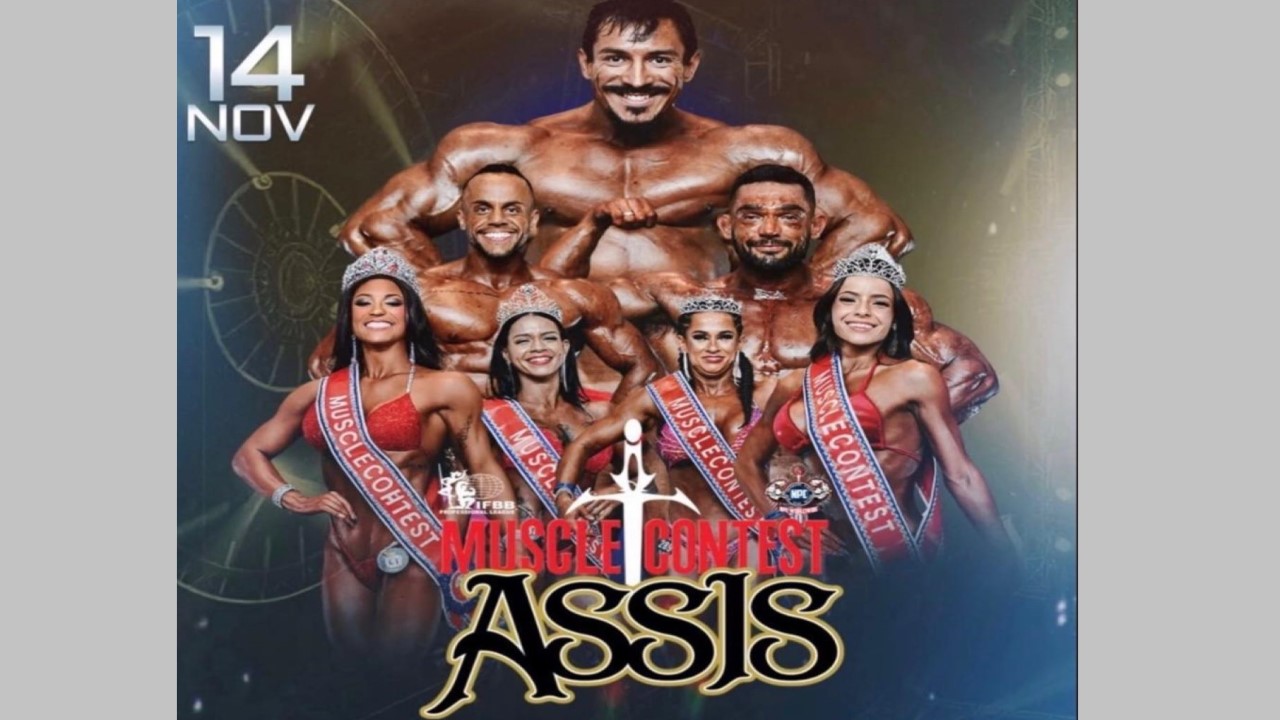 Assis recebe segunda edição do campeonato de fisiculturismo da Musclecontest em novembro