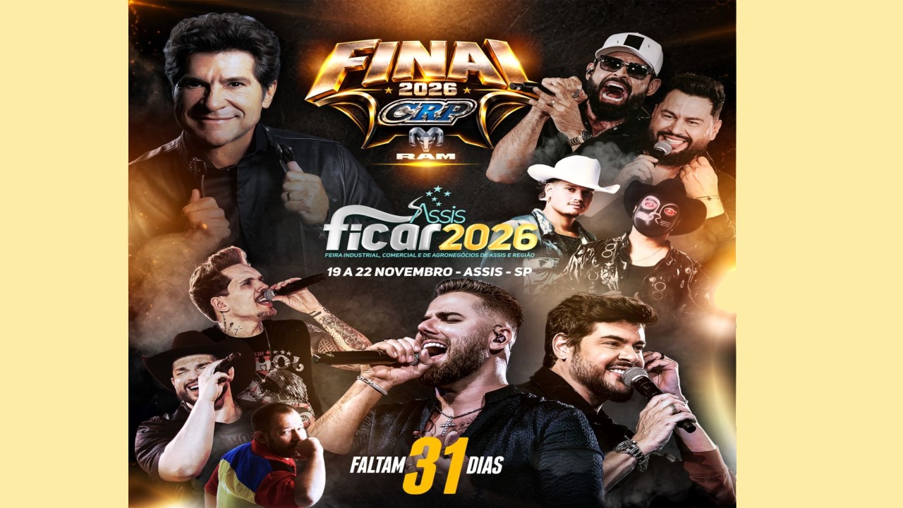 Contagem regressiva: faltam 31 dias para a FICAR 2026