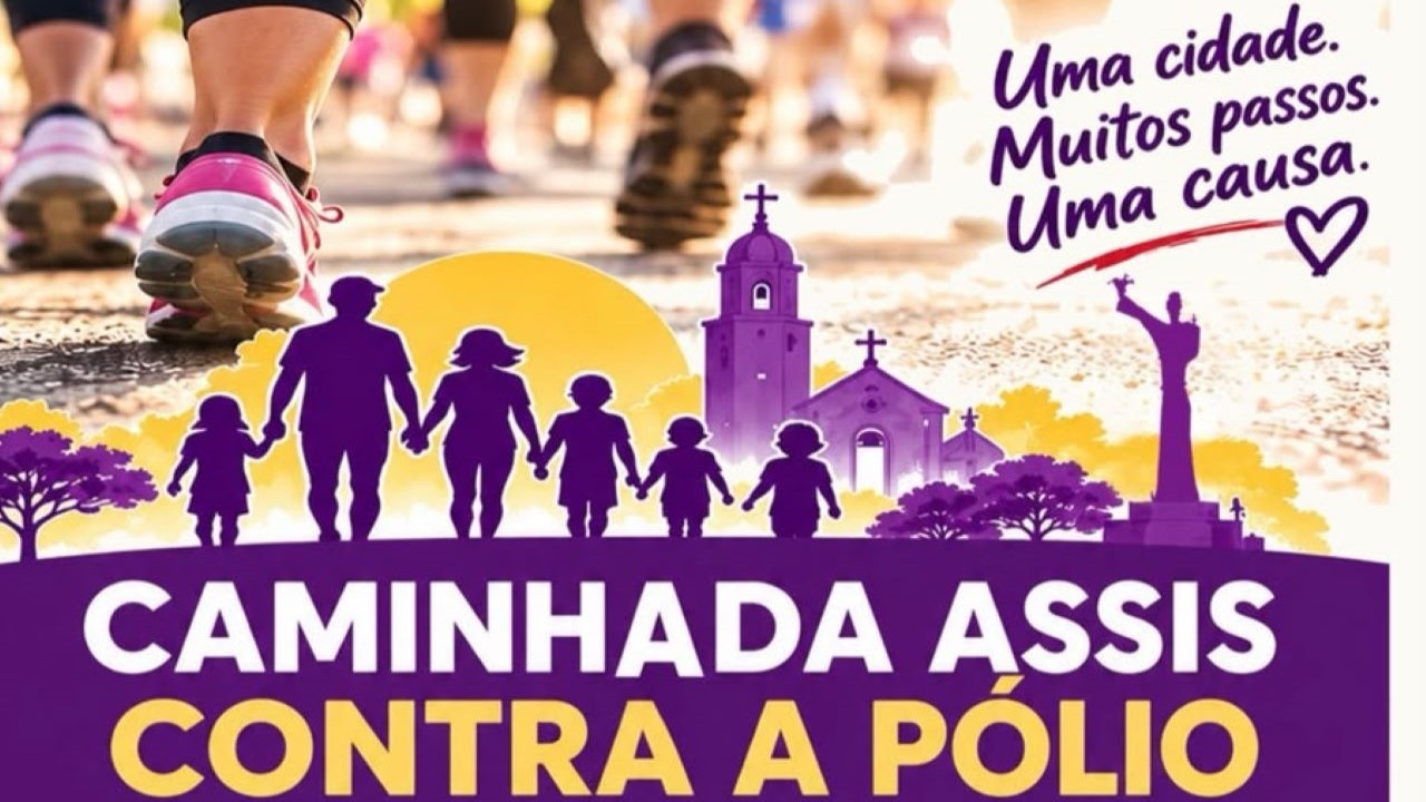 Assis terá caminhada de conscientização contra a poliomielite em novembro